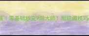 一起高尔夫3保姆级攻略零基础秒变9洞大师附隐藏技巧赛事通关秘籍