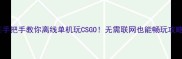 手把手教你离线单机玩CSGO无需联网也能畅玩攻略