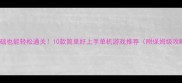 零基础也能轻松通关10款简单好上手单机游戏推荐附保姆级攻略