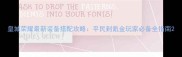 皇城荣耀最新装备搭配攻略平民到氪金玩家必备全指南