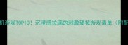 电脑单机游戏TOP10沉浸感拉满的刺激硬核游戏清单附配置攻略