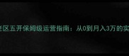 梦幻西游老区五开保姆级运营指南从0到月入3万的实战经验全